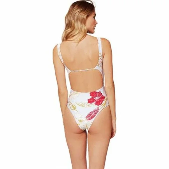 L Space Kylie Print Classic One-Piece Swimsuit Women's Size NWOT